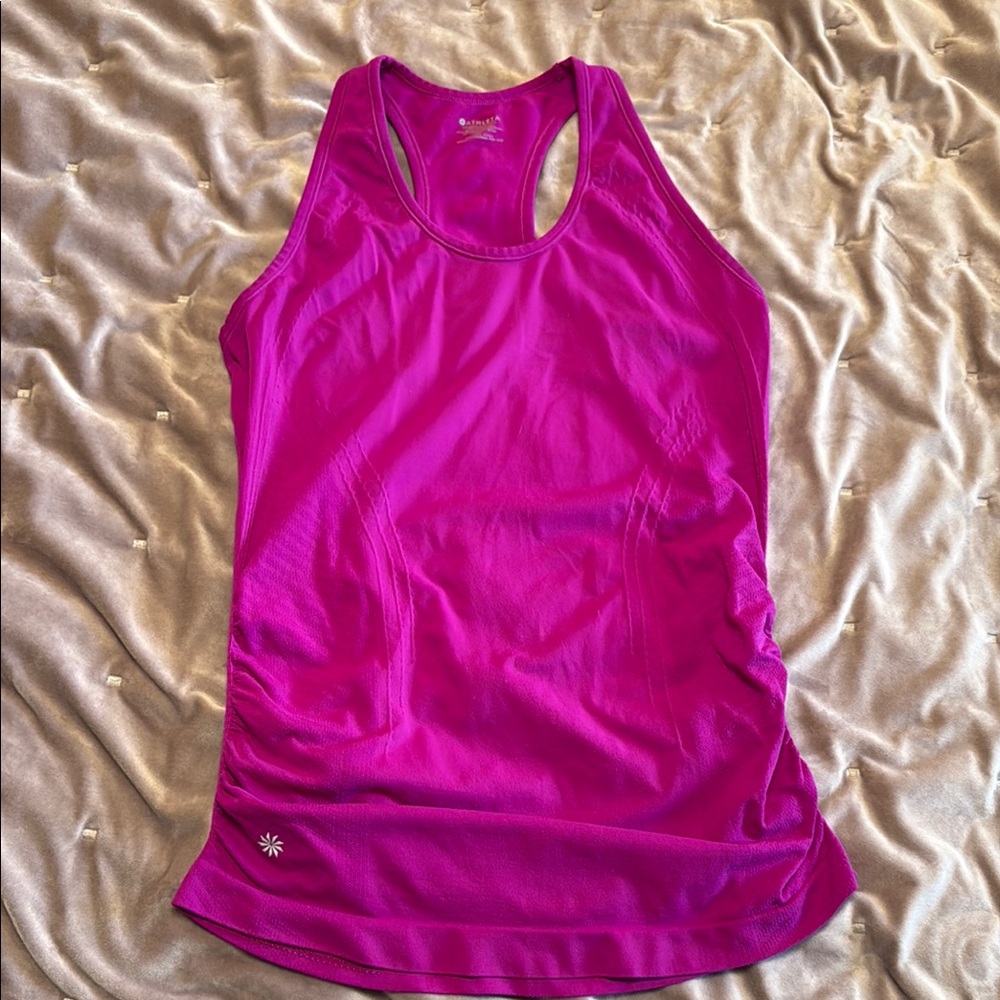 Athleta Fuchsia Racerback Tank Top